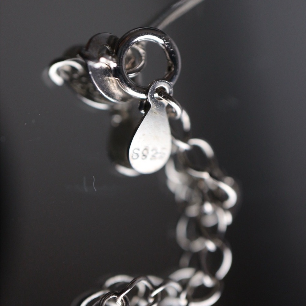 Pearl pendant on Italian Sterling Silver 925 Necklace with Gift box - Picture 6 of 7
